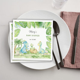 Dinosaur Baby Shower Pappersservett