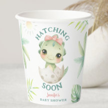 Dinosaur Baby Shower Pink Girl