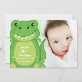 Dinosaur Baby Shower T-Rex Inbjudningar