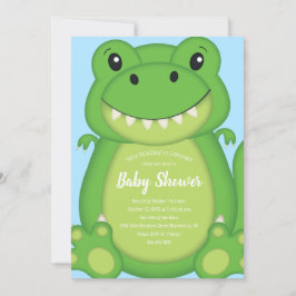 Dinosaur Baby Shower T-Rex Inbjudningar