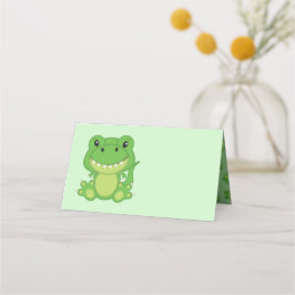 Dinosaur Baby Shower T-Rex Placeringskort