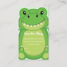 Dinosaur Baby Shower T-Rex Tilläggskort