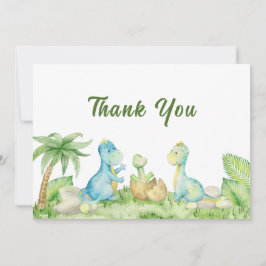 Dinosaur Baby Shower Tack Kort