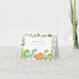 Dinosaur Baby Shower Tacksamhetskort Tack Kort