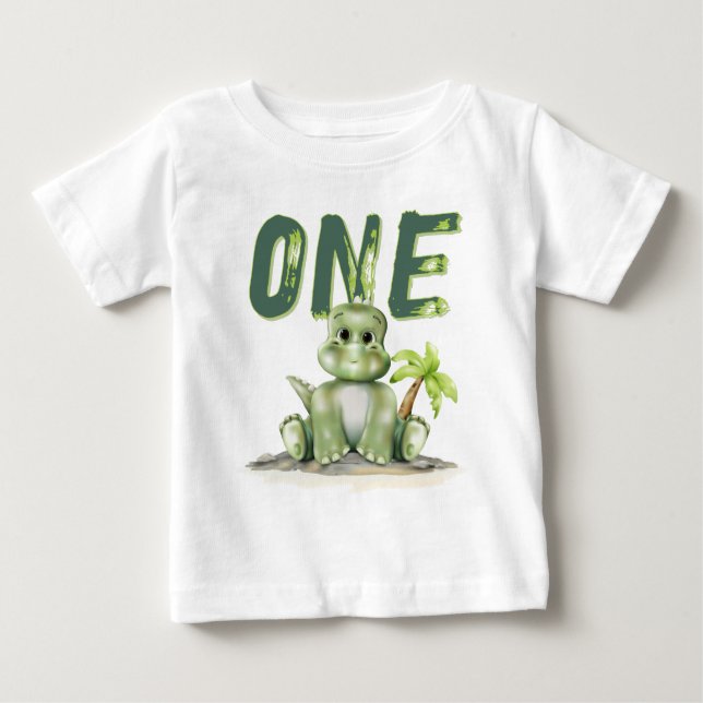 Dinosaur Baby T-Shirt (Framsida)