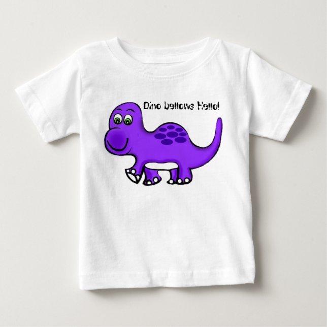Dinosaur Baby T Shirt (Framsida)