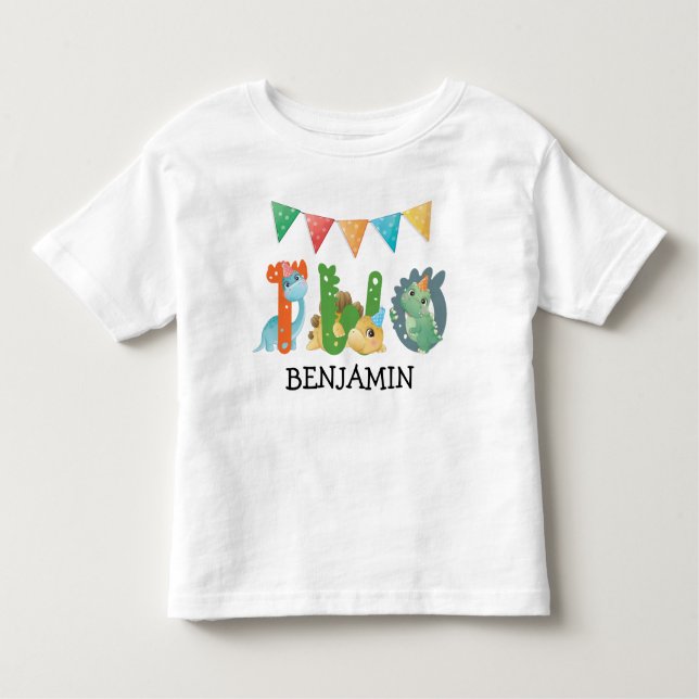 Dinosaur Baby T Shirt (Framsida)