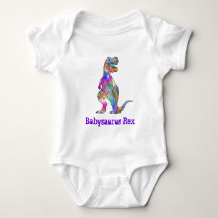 Dinosaur Babysaurus Rex Nyfödd bebis T Shirt