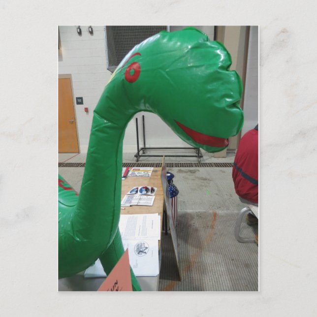 Dinosaur Balloon Vykort (Framsida)