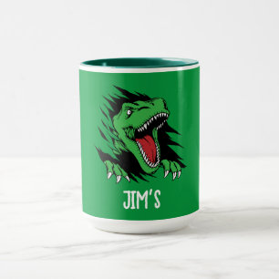 Dinosaur barn mugg