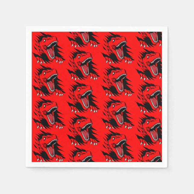 Dinosaur-barn Pappersservett (Framsidan)