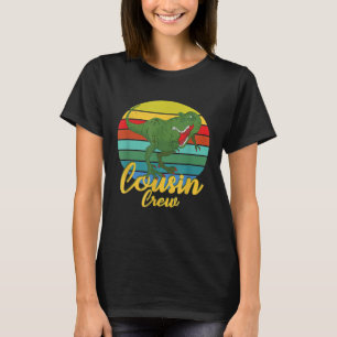 Dinosaur Beach Summer och Camping Cousin Crew Funn T Shirt