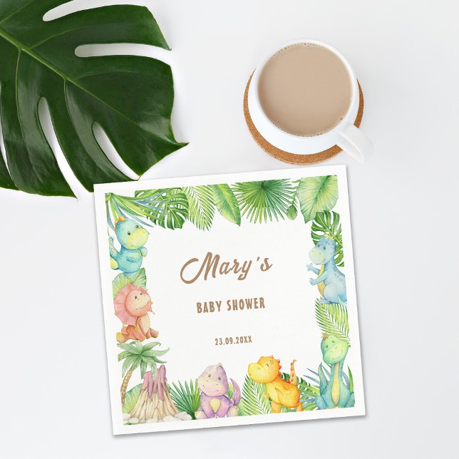 Dinosaur Bebis Pappersservett (Skapare uppladdad)