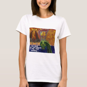 Dinosaur berättar om Ur Big Bad måndag funny lol T Shirt