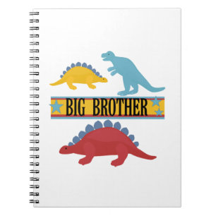 Dinosaur Big Brother Anteckningsbok Med Spiral