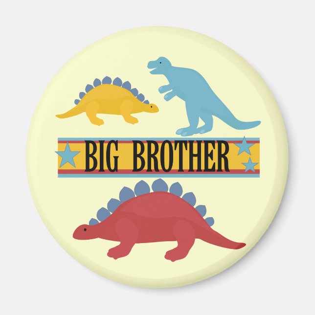Dinosaur Big Brother Magnet (Framsidan)