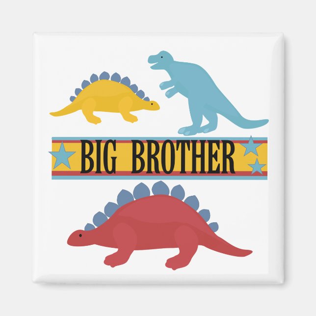 Dinosaur Big Brother Magnet (Framsidan)