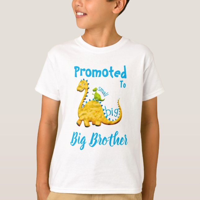 Dinosaur Big Brother T Shirt (Framsida)