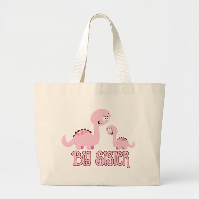 Dinosaur Big Sister Jumbo Tygkasse (Framsidan)