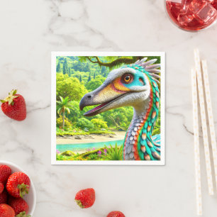 Dinosaur Bird Pappersservett