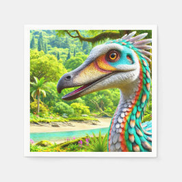 Dinosaur Bird Pappersservett