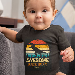 Dinosaur Birthday Boy Fantastisk sedan födelsetale T Shirt