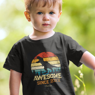 Dinosaur Birthday Boy Fantastisk sedan födelsetale T Shirt