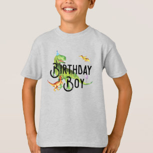 Dinosaur Birthday Boy Shirt T