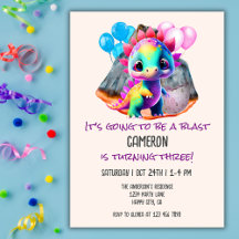Dinosaur Birthday Colorto be a last any age