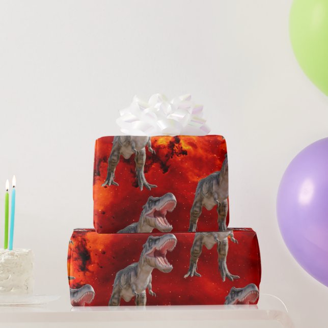 Dinosaur Birthday Fire Jurassic World Presentpapper (Festgåvor)