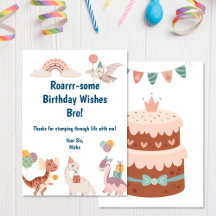 Dinosaur Birthday Greetings