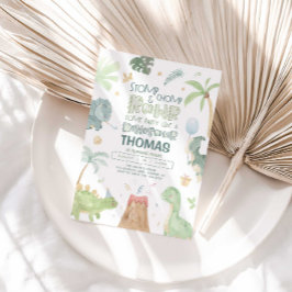 Dinosaur Birthday-inbjudan Inbjudningar