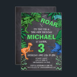 Dinosaur Birthday Kids Dino Trex Boy Investigation<br><div class="desc">Den här dinosauridesignen är underbar för födelsedagspojken i ditt liv. Ge är en dag med dinokarsten med den här dinokemiska designen med trex,  triceratops,  brontosaurus och raptor.</div>