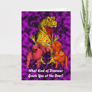 Dinosaur Birthday Kort