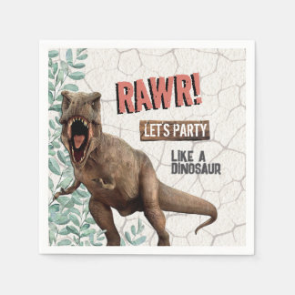 Dinosaur Birthday Pappersservett