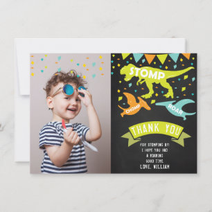 Dinosaur Birthday Photo Tack Kort