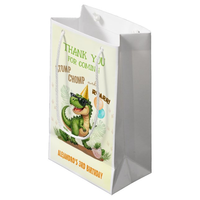 Dinosaur Birthday - Stomp Chomp Roar T-Rex Birthda (Framsidan Vinklad)