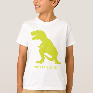 Dinosaur Birthday T Rex Personlig Shirt