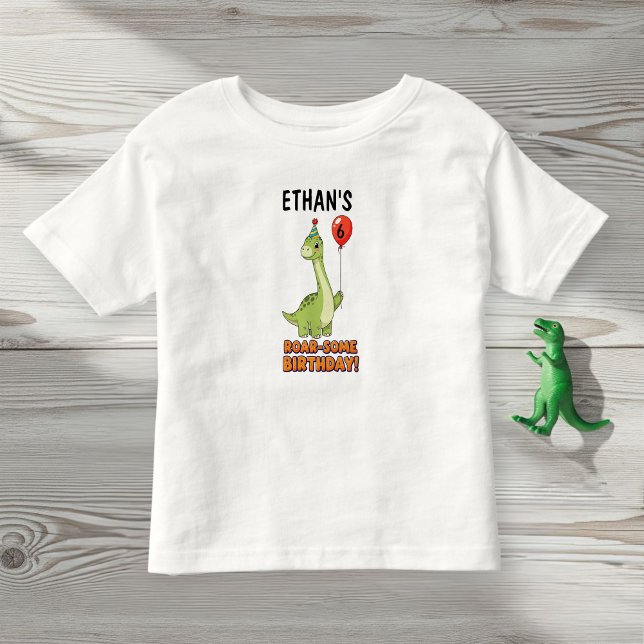Dinosaur Birthday T-Shirt - Your Child's Custom  (Skapare uppladdad)
