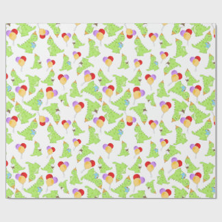 Dinosaur Birthday Wrapping Papper Presentpapper