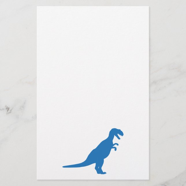 Dinosaur Blue Brevpapper (Framsida)