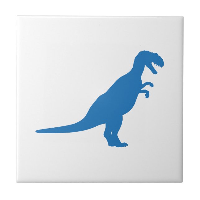 Dinosaur Blue Kakelplatta (Framsidan)