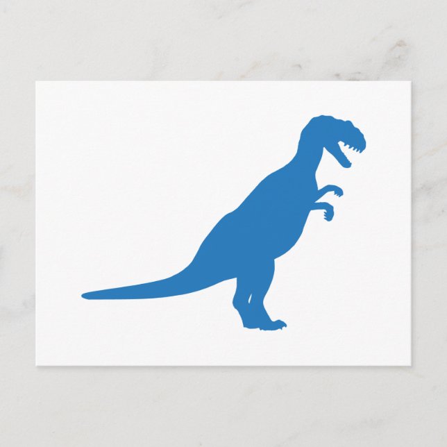 Dinosaur Blue Vykort (Framsida)