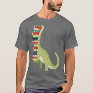 Dinosaur Bokar Reading T Shirt
