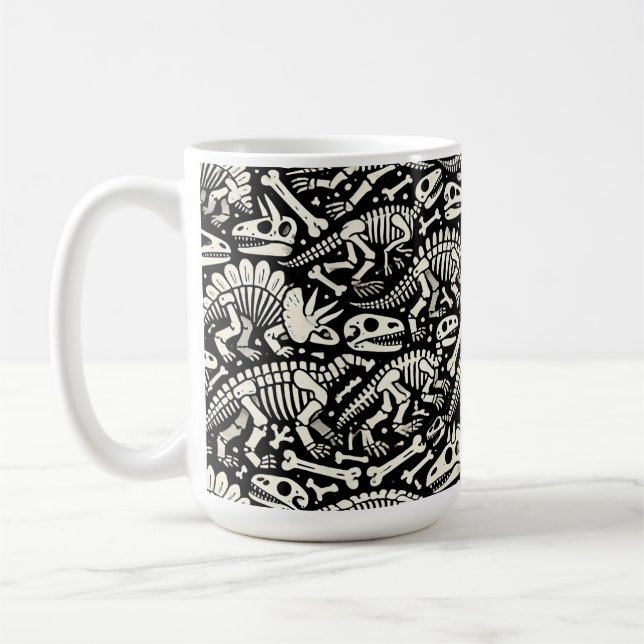 Dinosaur Bone Äventyr Kaffemugg (Vänster)