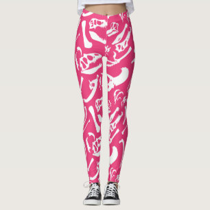 Dinosaur Bones (Rosa) Leggings