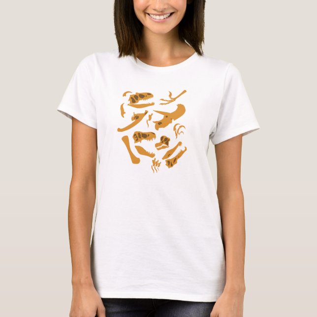 Dinosaur Bones Tee Shirt (Framsida)