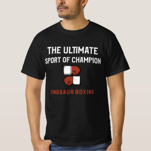 Dinosaur boxing, den ultimata mästaridrotten. t shirt