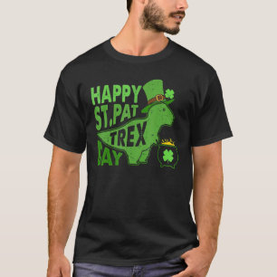 Dinosaur Boys lycklig St Pat Trex Day Saint patric T Shirt