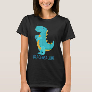 Dinosaur Braces BRACEASAURUS Orthodontist T Shirt